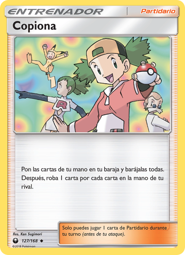 Copiona 127 — Tormenta Celestial (Spanish Pokémon TCG card)