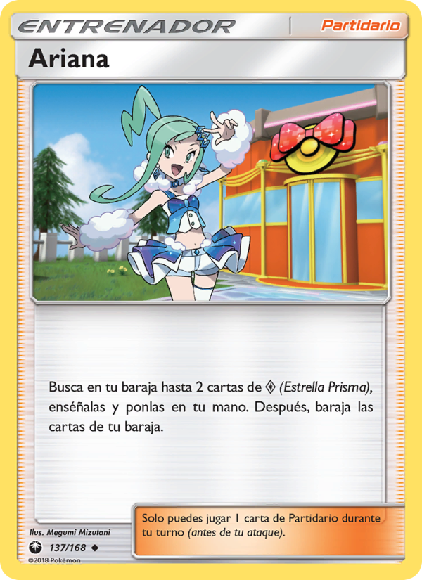 Ariana 137 — Tormenta Celestial (Spanish Pokémon TCG card)