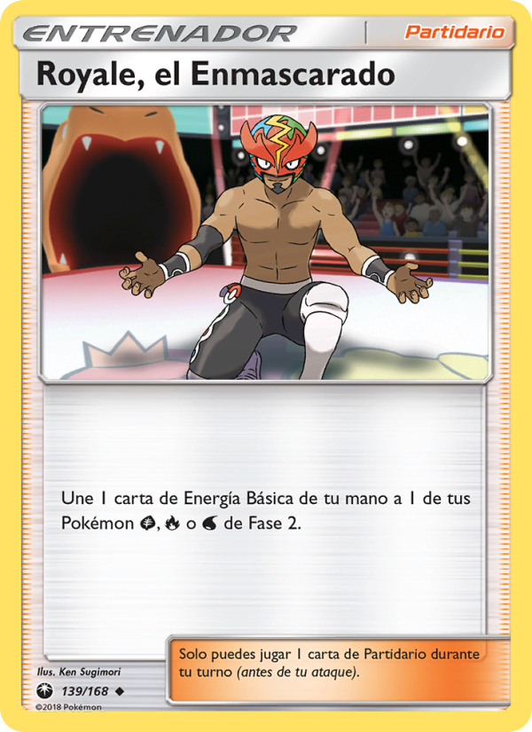 Royale, el Enmascarado 139 — Tormenta Celestial (Spanish Pokémon TCG card)