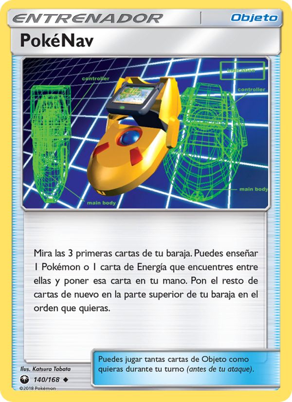 PokéNav 140 — Tormenta Celestial (Spanish Pokémon TCG card)