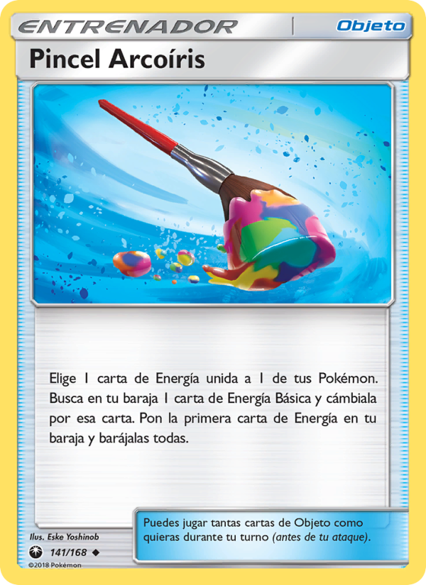 Pincel Arcoíris 141 — Tormenta Celestial (Spanish Pokémon TCG card)