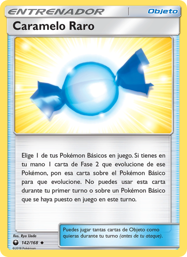 Caramelo Raro 142 — Tormenta Celestial (Spanish Pokémon TCG card)