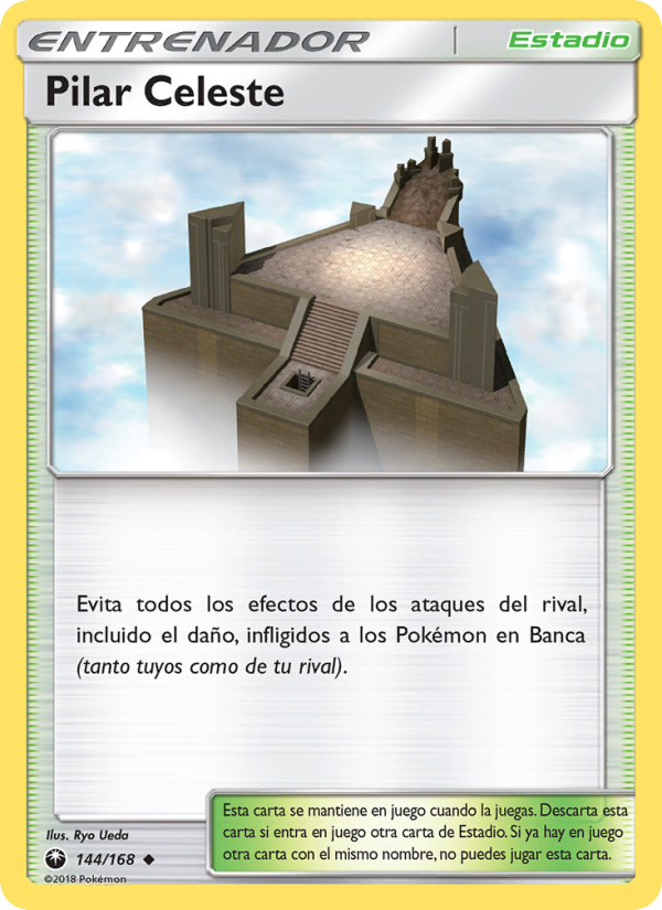 Pilar Celeste 144 — Tormenta Celestial (Spanish Pokémon TCG card)