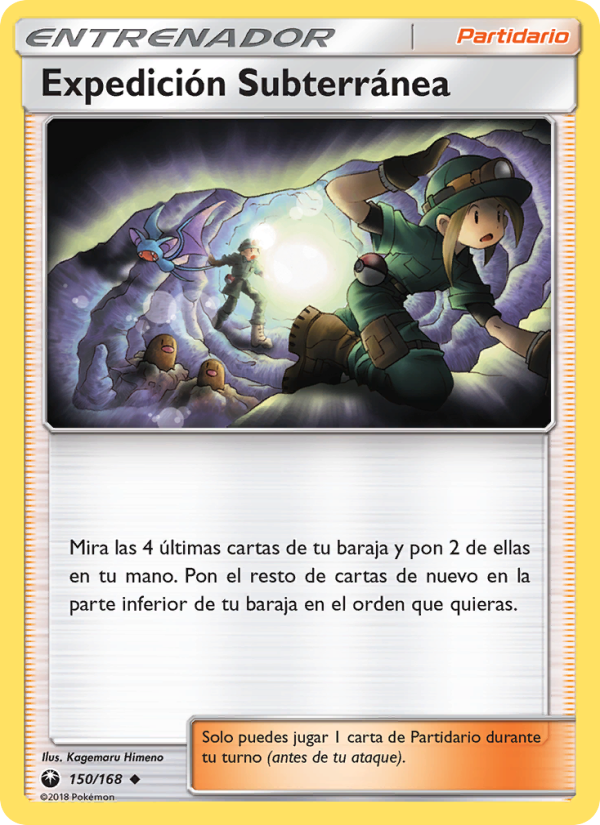 Expedición Subterránea 150 — Tormenta Celestial (Spanish Pokémon TCG card)