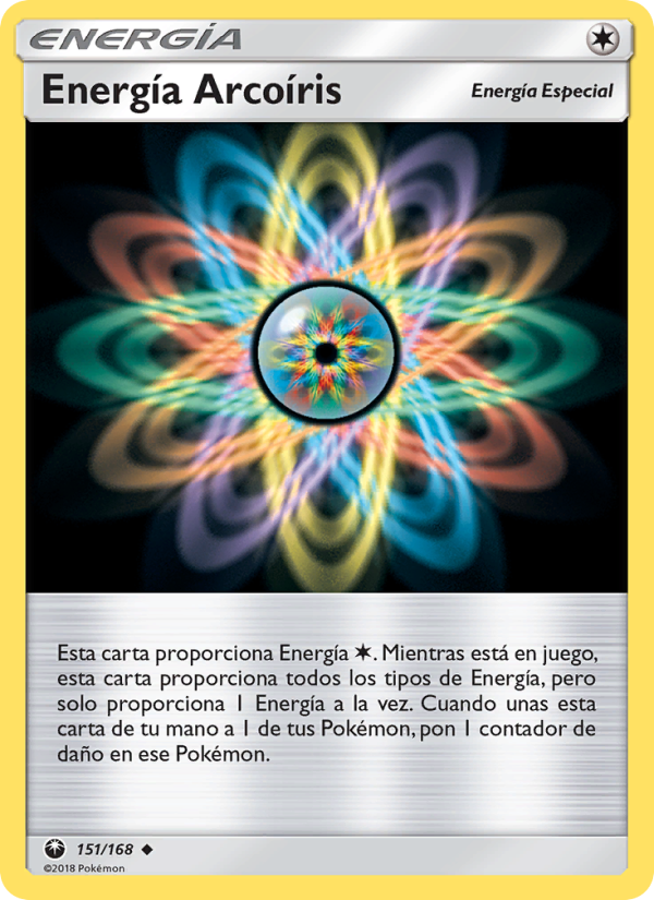 Energía Arcoíris 151 — Tormenta Celestial (Spanish Pokémon TCG card)