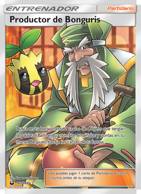 Productor de Bonguris 161 — Tormenta Celestial (Spanish Pokémon TCG card)