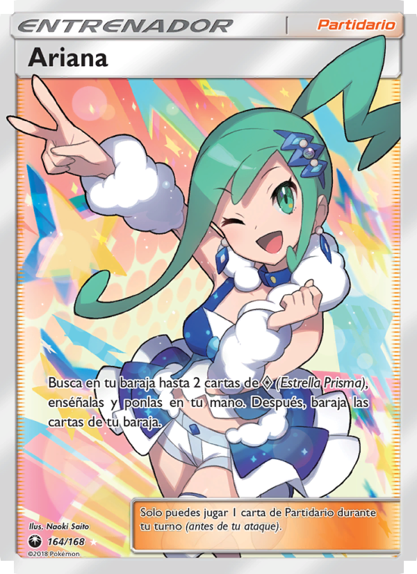 Ariana 164 — Tormenta Celestial (Spanish Pokémon TCG card)