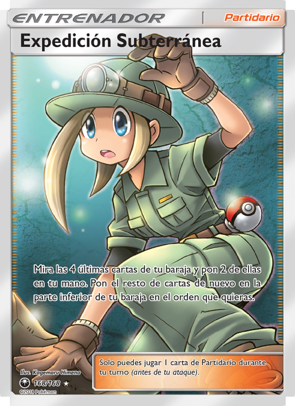 Expedición Subterránea 168 — Tormenta Celestial (Spanish Pokémon TCG card)