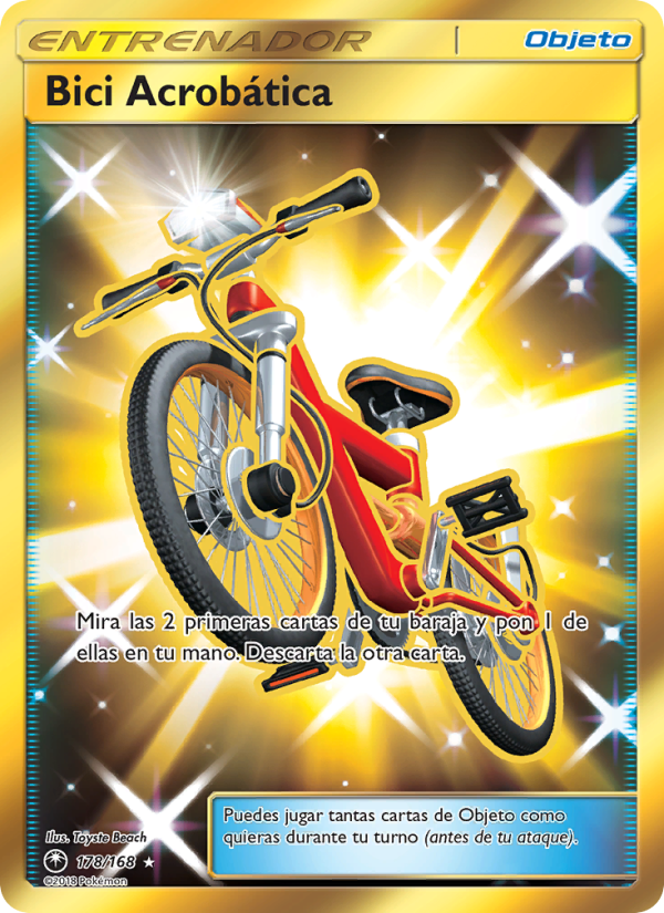Bici Acrobática 178 — Tormenta Celestial (Spanish Pokémon TCG card)