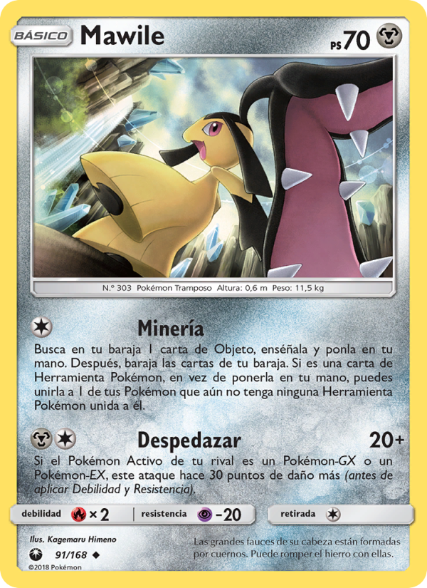 Mawile 91 — Tormenta Celestial (Spanish Pokémon TCG card)