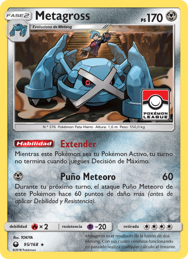 Metagross 95 — Tormenta Celestial (Spanish Pokémon TCG card)