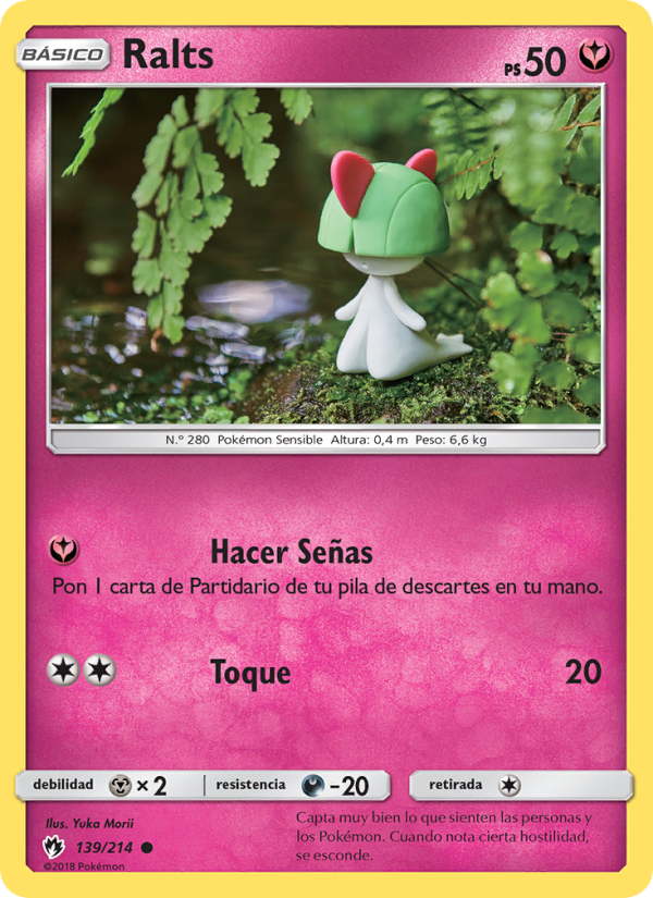 Ralts 139 — Truenos Perdidos (Spanish Pokémon TCG card)
