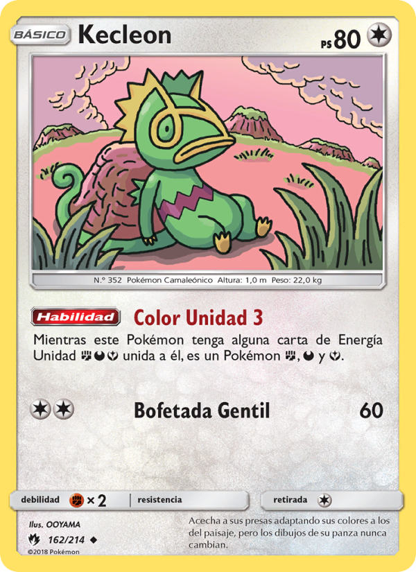 Kecleon 162 — Truenos Perdidos (Spanish Pokémon TCG card)
