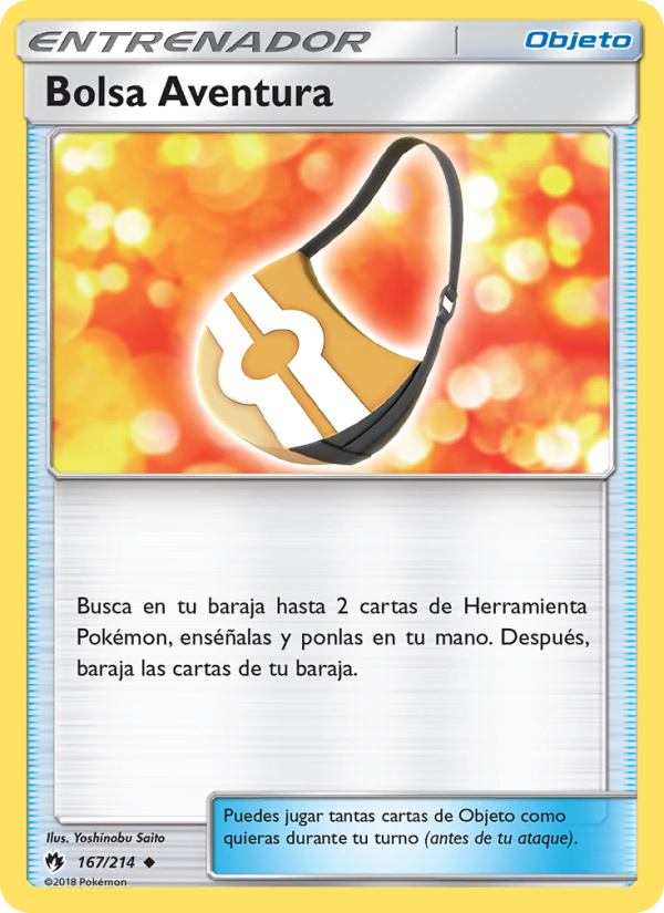 Bolsa Aventura 167 — Truenos Perdidos (Spanish Pokémon TCG card)