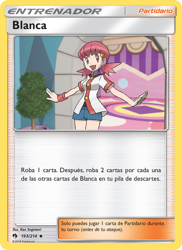 Blanca 193 — Truenos Perdidos (Spanish Pokémon TCG card)