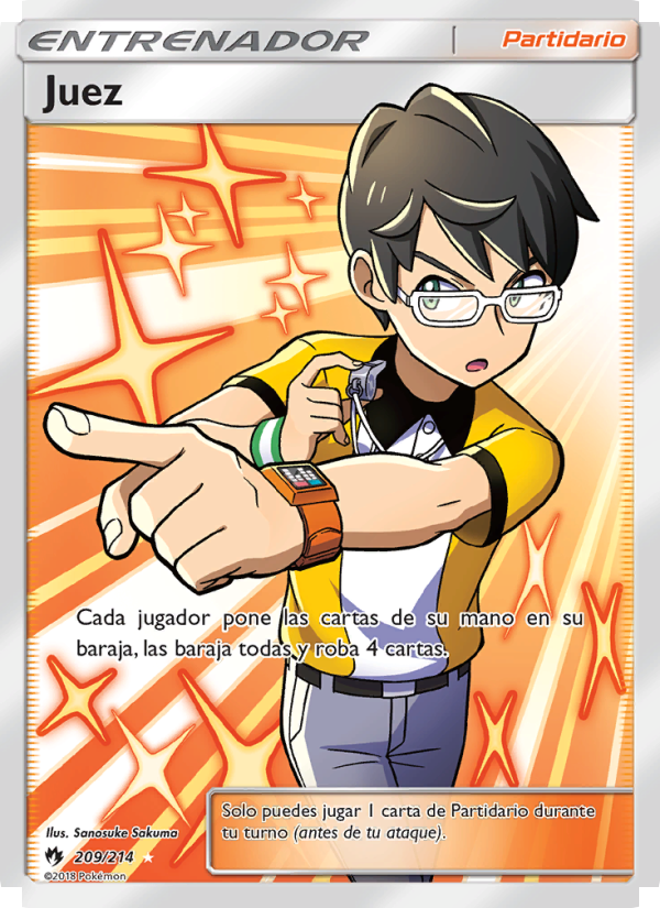 Juez 209 — Truenos Perdidos (Spanish Pokémon TCG card)