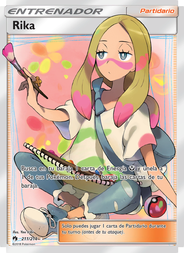 Rika 211 — Truenos Perdidos (Spanish Pokémon TCG card)