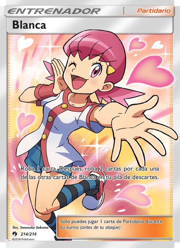 Blanca 214 — Truenos Perdidos (Spanish Pokémon TCG card)