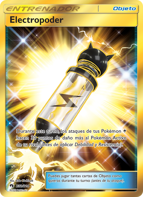 Electropoder 232 — Truenos Perdidos (Spanish Pokémon TCG card)