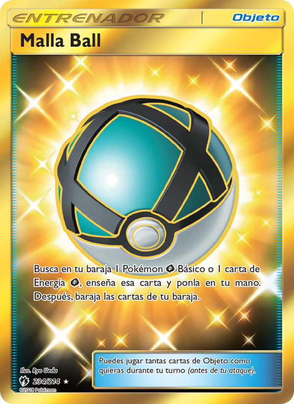 Malla Ball 234 — Truenos Perdidos (Spanish Pokémon TCG card)