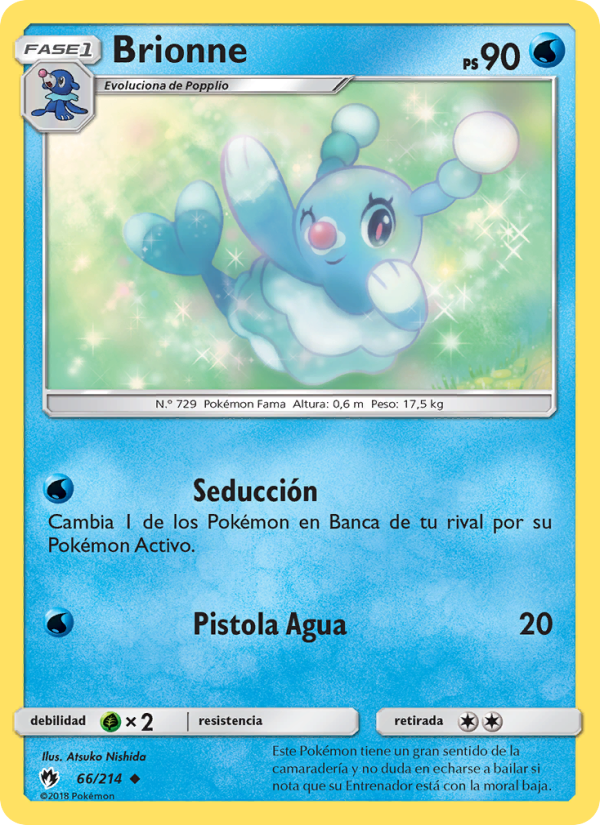 Brionne 66 — Truenos Perdidos (Spanish Pokémon TCG card)