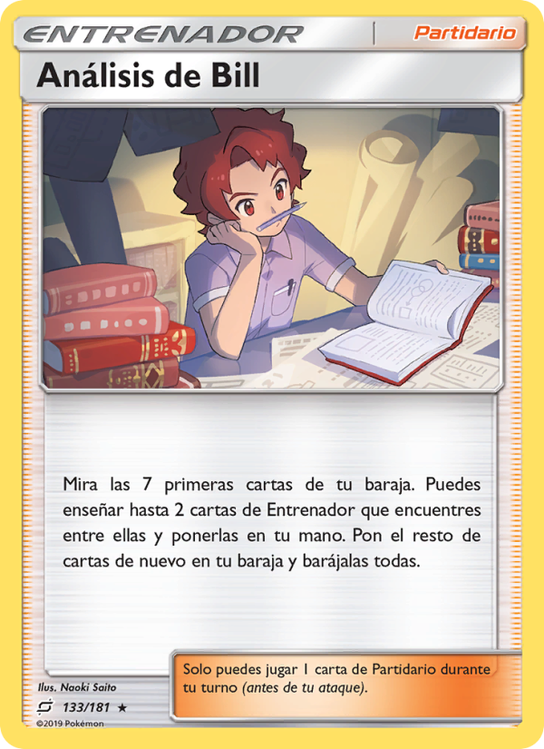 Análisis de Bill 133 — Union de Aliados (Spanish Pokémon TCG card)