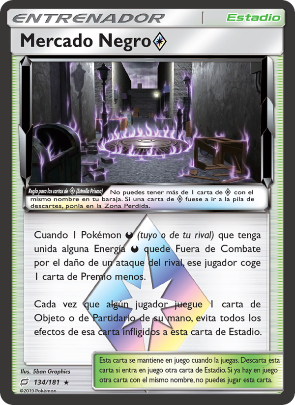 Mercado Negro ◇ 134 — Union de Aliados (Spanish Pokémon TCG card)
