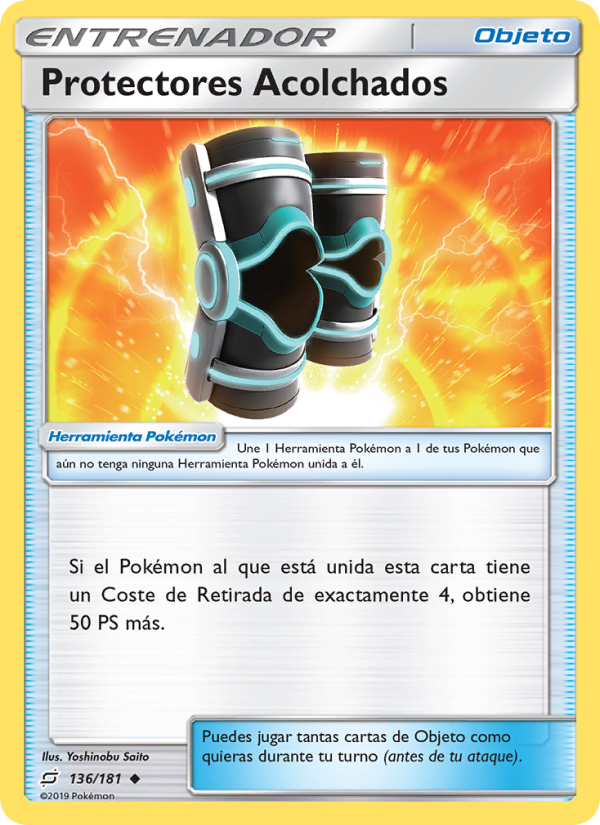 Protectores Acolchados 136 — Union de Aliados (Spanish Pokémon TCG card)