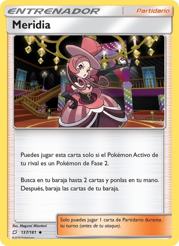 Meridia 137 — Union de Aliados (Spanish Pokémon TCG card)