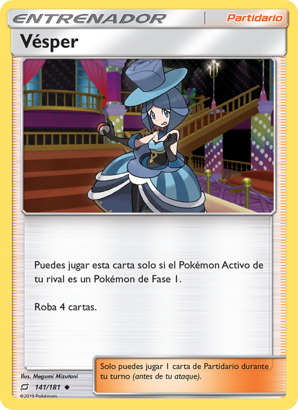 Vésper 141 — Union de Aliados (Spanish Pokémon TCG card)