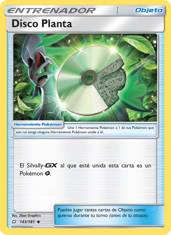 Disco Planta 143 — Union de Aliados (Spanish Pokémon TCG card)