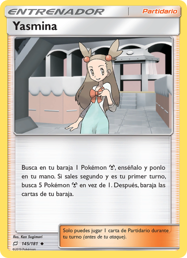 Yasmina 145 — Union de Aliados (Spanish Pokémon TCG card)