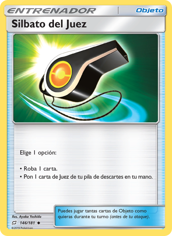Silbato del Juez 146 — Union de Aliados (Spanish Pokémon TCG card)