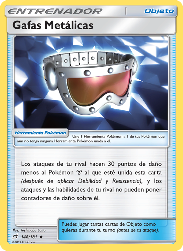 Gafas Metálicas 148 — Union de Aliados (Spanish Pokémon TCG card)