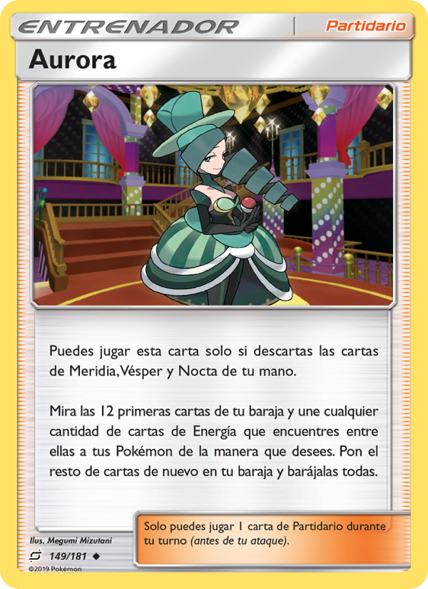 Aurora 149 — Union de Aliados (Spanish Pokémon TCG card)