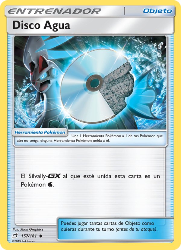 Disco Agua 157 — Union de Aliados (Spanish Pokémon TCG card)