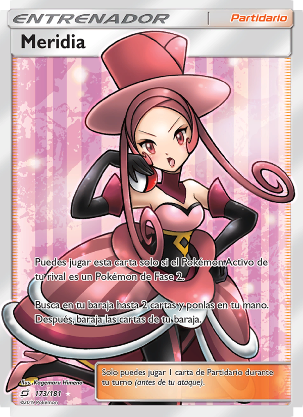 Meridia 173 — Union de Aliados (Spanish Pokémon TCG card)