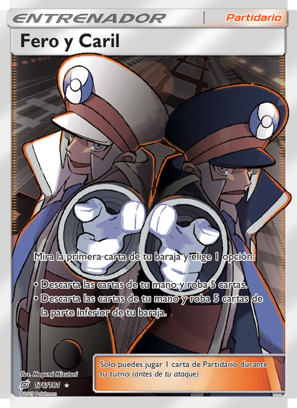 Fero y Caril 176 — Union de Aliados (Spanish Pokémon TCG card)