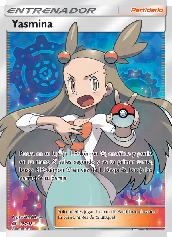Yasmina 177 — Union de Aliados (Spanish Pokémon TCG card)