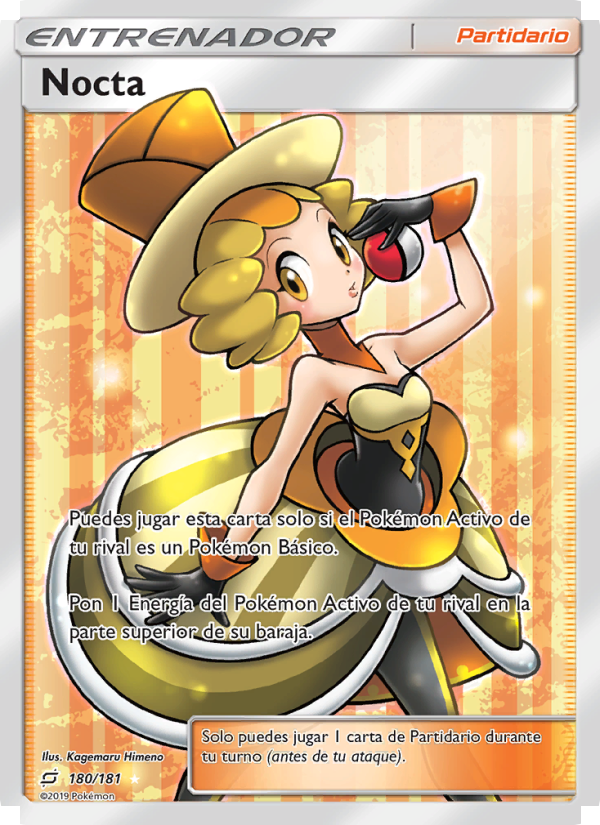 Nocta 180 — Union de Aliados (Spanish Pokémon TCG card)