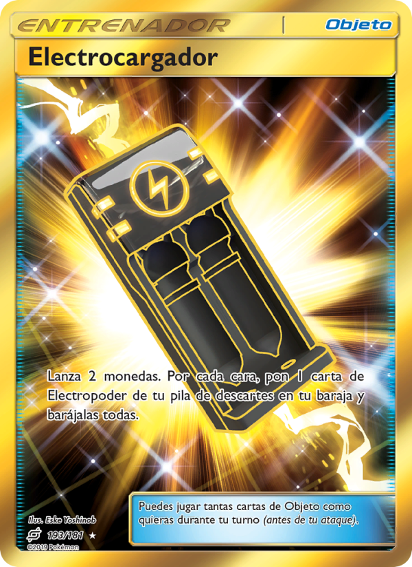 Electrocargador 193 — Union de Aliados (Spanish Pokémon TCG card)