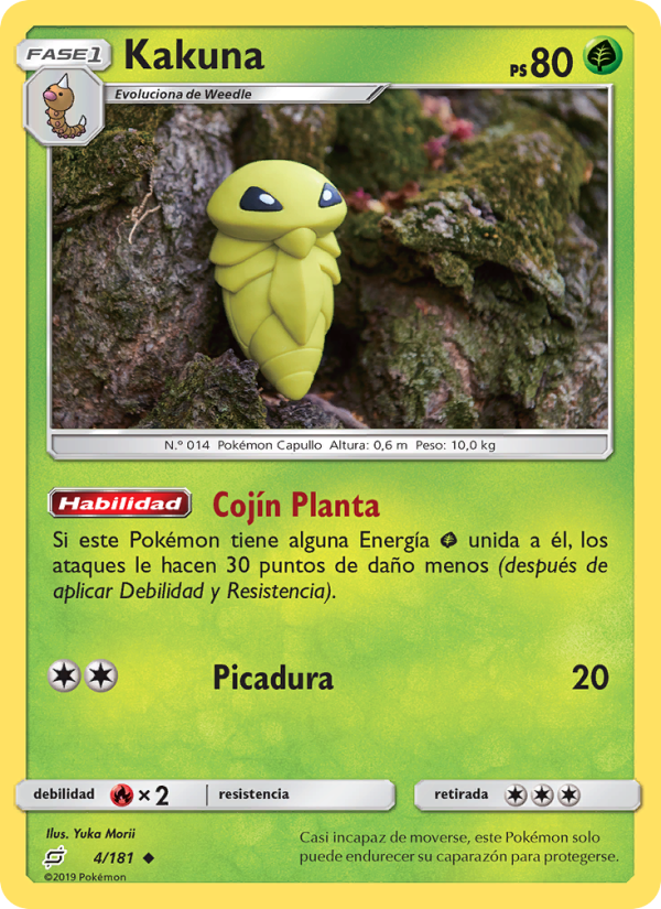 Kakuna 4 — Union de Aliados (Spanish Pokémon TCG card)