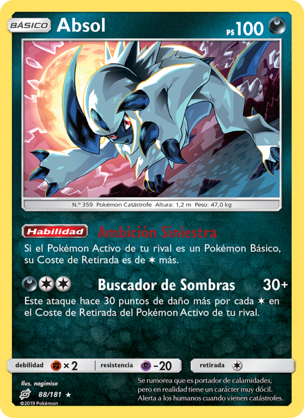 Absol 88 — Union de Aliados (Spanish Pokémon TCG card)