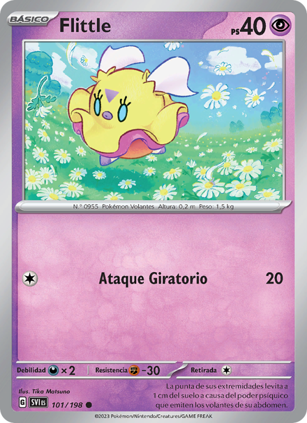 Flittle 101 — Escarlata y Púrpura (Spanish Pokémon TCG card)