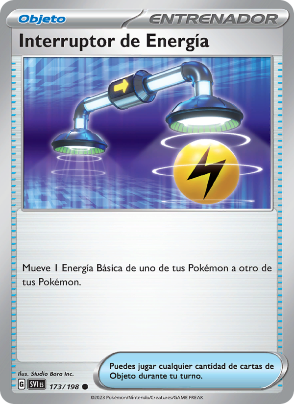 Interruptor de Energía 173 — Escarlata y Púrpura (Spanish Pokémon TCG card)