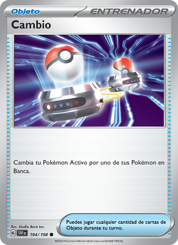 Cambio 194 — Escarlata y Púrpura (Spanish Pokémon TCG card)