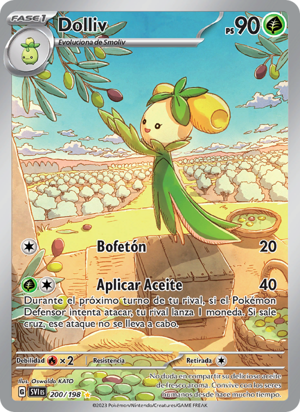 Dolliv 200 — Escarlata y Púrpura (Spanish Pokémon TCG card)