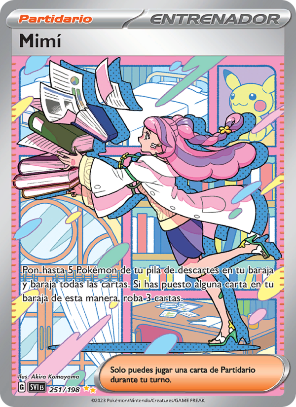 Mimí 251 — Escarlata y Púrpura (Spanish Pokémon TCG card)