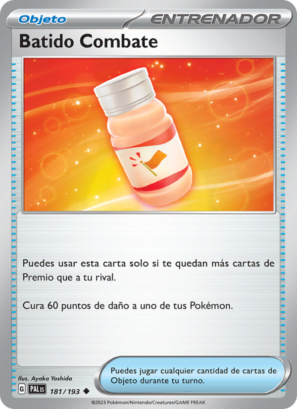 Batido Combate 181 — Evoluciones en Paldea (Spanish Pokémon TCG card)