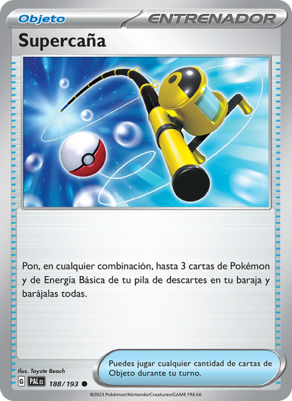 Supercaña 188 — Evoluciones en Paldea (Spanish Pokémon TCG card)